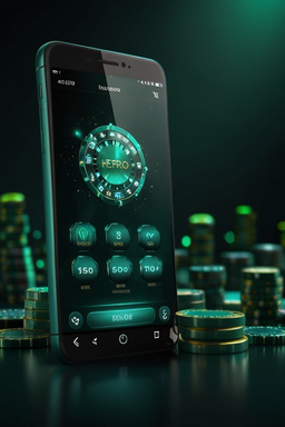 Mobiele Gangstasino app op smartphone